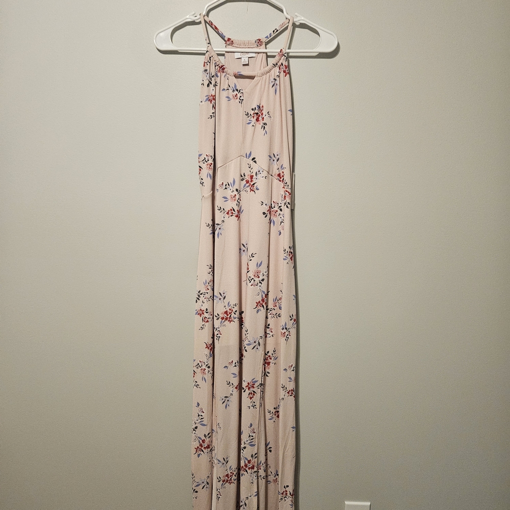 Candie's Pink and Blue Floral Dress
